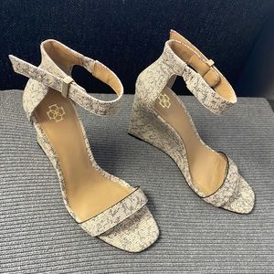 Size 7 wedge Ann Taylor shoes. Worn once.